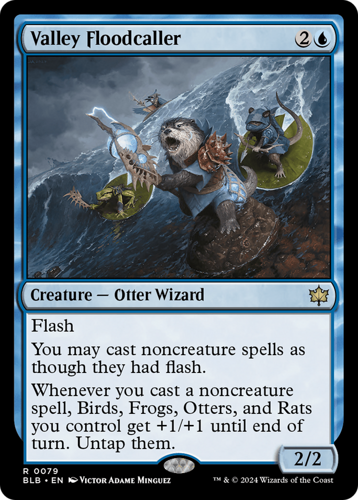 Valley Floodcaller [Bloomburrow] Magic: The Gathering