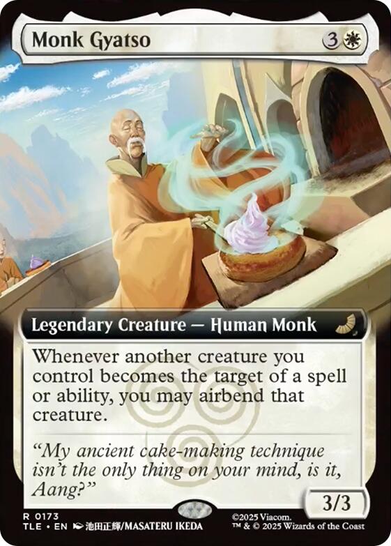 Monk Gyatso (Extended Art) [Avatar: The Last Airbender: Eternal-Legal] Magic: The Gathering