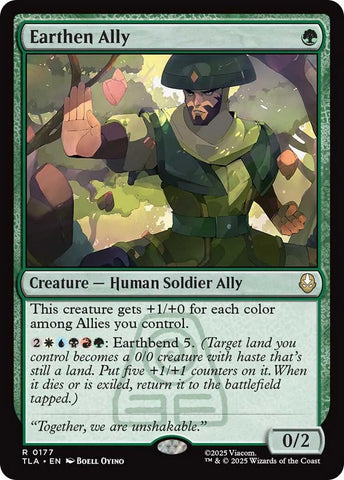 Earthen Ally [Avatar: The Last Airbender] Magic: The Gathering