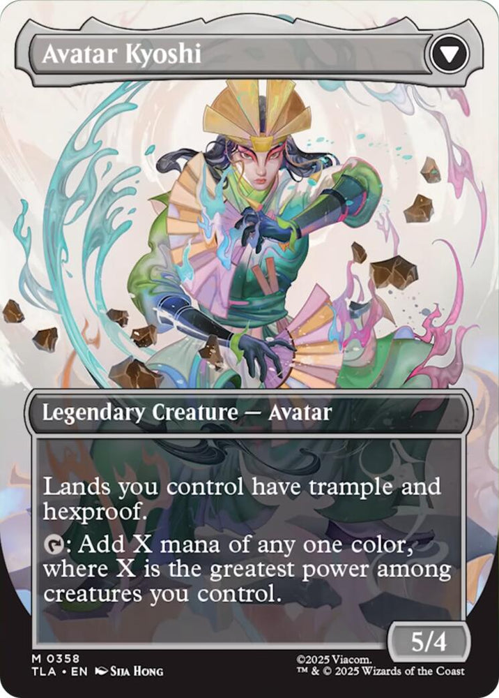 The Legend of Kyoshi (Borderless) [Avatar: The Last Airbender] Magic: The Gathering