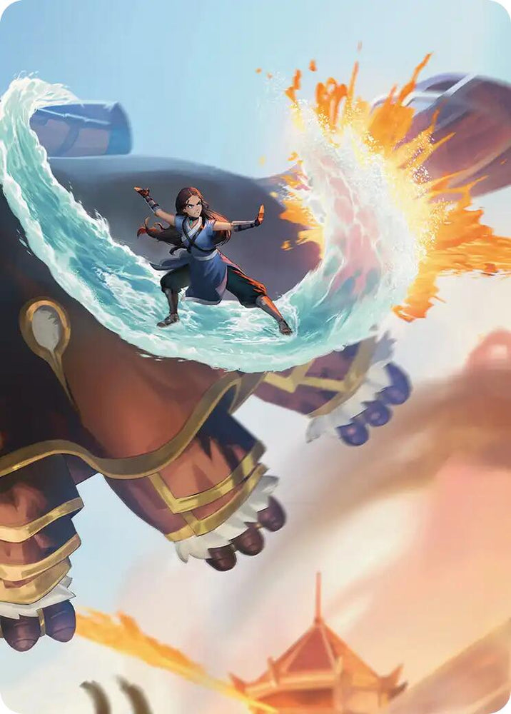 Katara's Reversal Art Card [Avatar: The Last Airbender Art Series] Magic: The Gathering