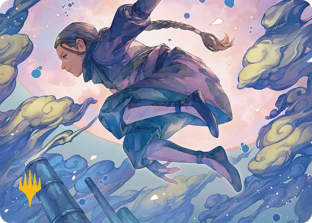 Katara, Seeking Revenge Art Card (Gold-Stamped Planeswalker Symbol) [Avatar: The Last Airbender Art Series] Magic: The Gathering