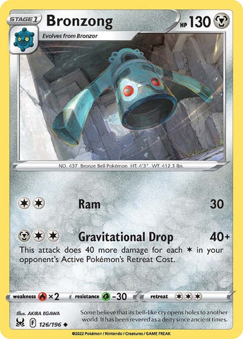Bronzong (126/196) [Sword & Shield: Lost Origin] Pokémon