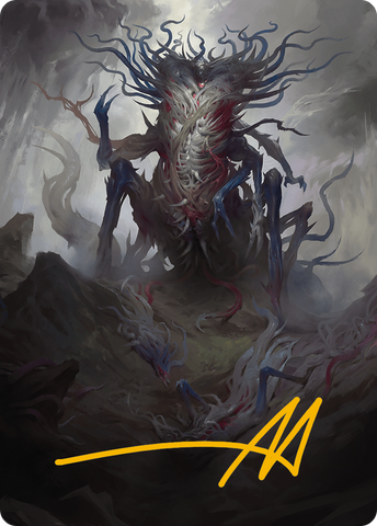 Azlask, the Swelling Scourge Art Card (Gold-Stamped Signature) [Modern Horizons 3 Art Series] Magic: The Gathering