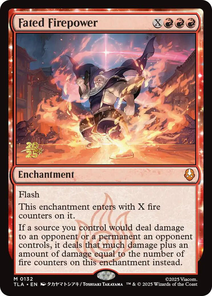 Fated Firepower [Avatar: The Last Airbender Prerelease Cards] Magic: The Gathering