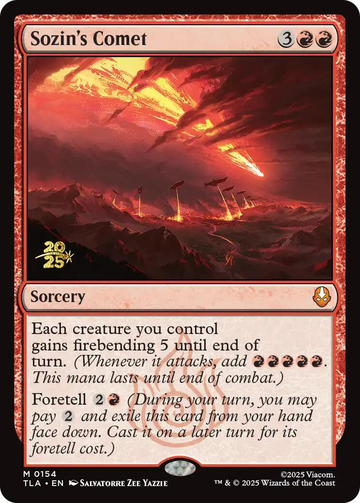 Sozin's Comet [Avatar: The Last Airbender Prerelease Cards] Magic: The Gathering