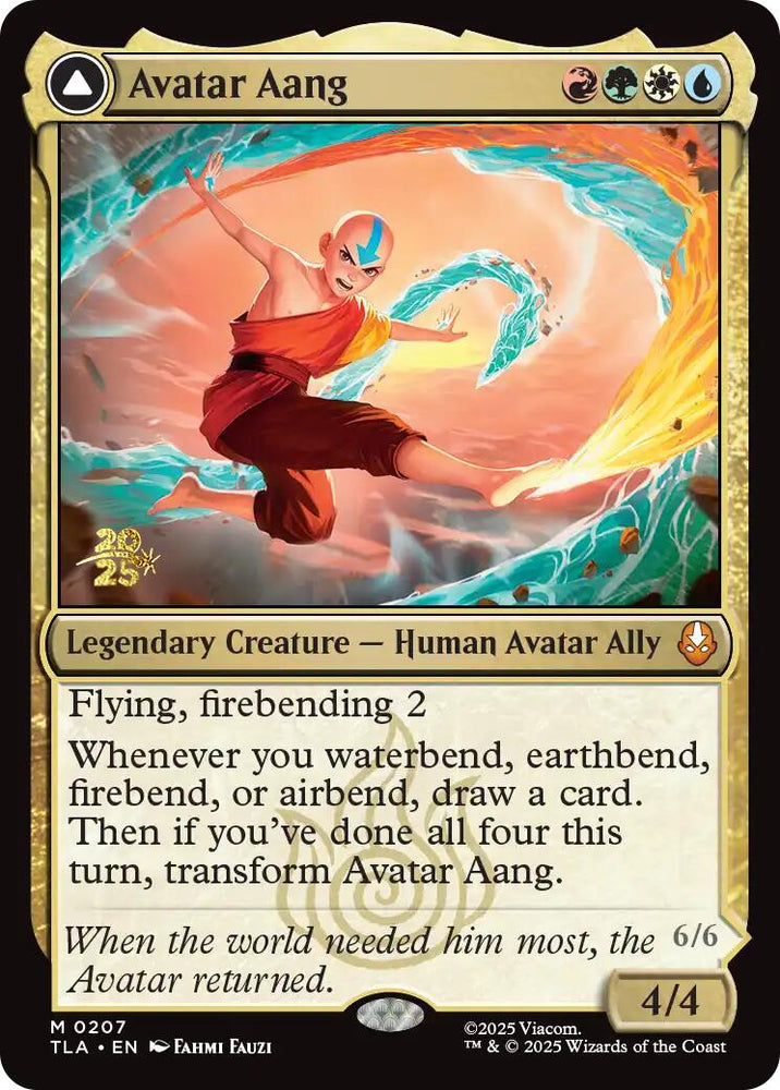 Avatar Aang [Avatar: The Last Airbender Prerelease Cards] Magic: The Gathering