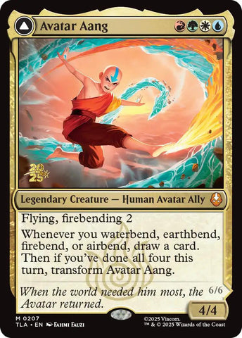 Avatar Aang [Avatar: The Last Airbender Prerelease Cards] Magic: The Gathering