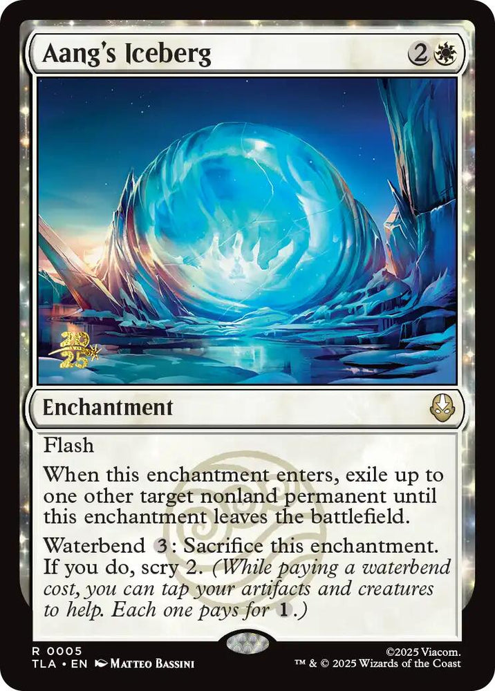 Aang's Iceberg [Avatar: The Last Airbender Prerelease Cards] Magic: The Gathering