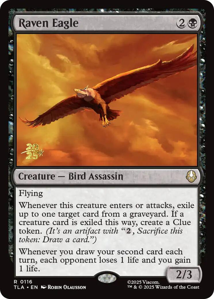 Raven Eagle [Avatar: The Last Airbender Prerelease Cards] Magic: The Gathering
