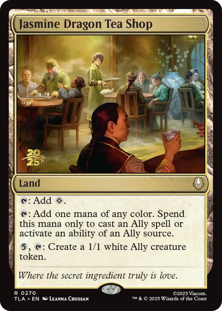 Jasmine Dragon Tea Shop [Avatar: The Last Airbender Prerelease Cards] Magic: The Gathering