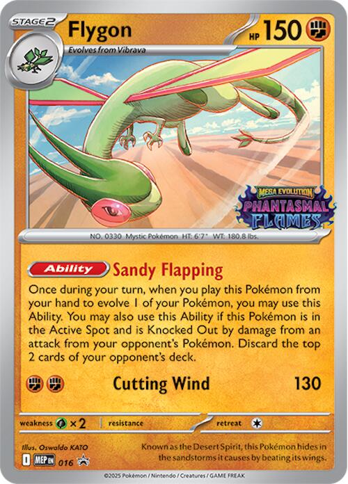 Flygon (016) (Prerelease) [Mega Evolution Promo] Pokémon