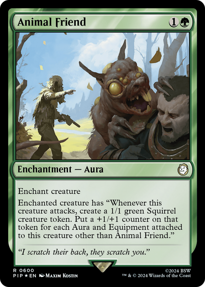 Animal Friend (Surge Foil) [Fallout] Magic: The Gathering