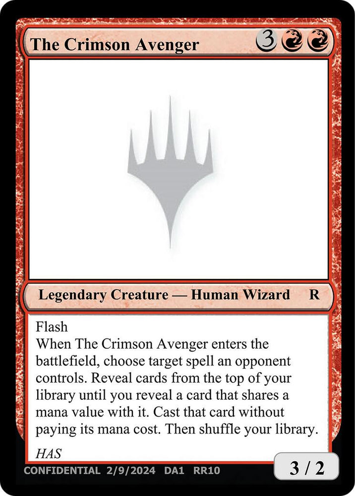 The Crimson Avenger [Unknown Event] Magic: The Gathering