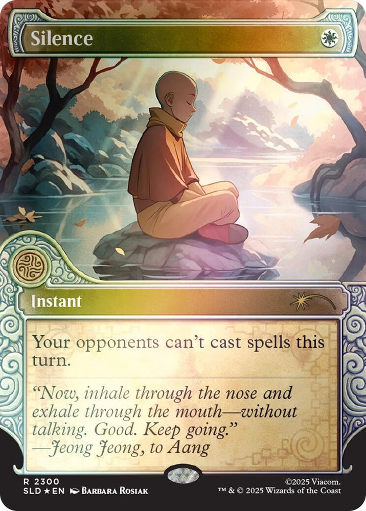 Silence (2300) (Rainbow Foil) [Secret Lair Drop Series] Magic: The Gathering