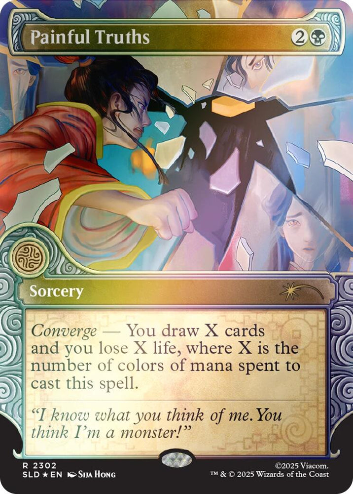 Painful Truths (Rainbow Foil) [Secret Lair Drop Series] Magic: The Gathering