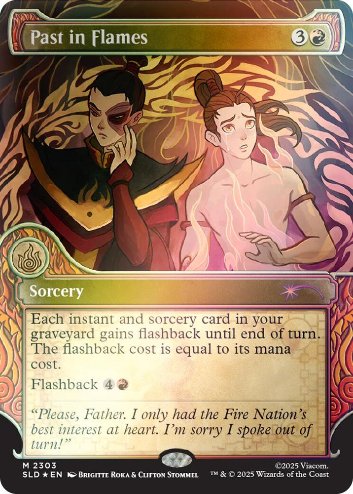 Past in Flames (Rainbow Foil) [Secret Lair Drop Series] Magic: The Gathering