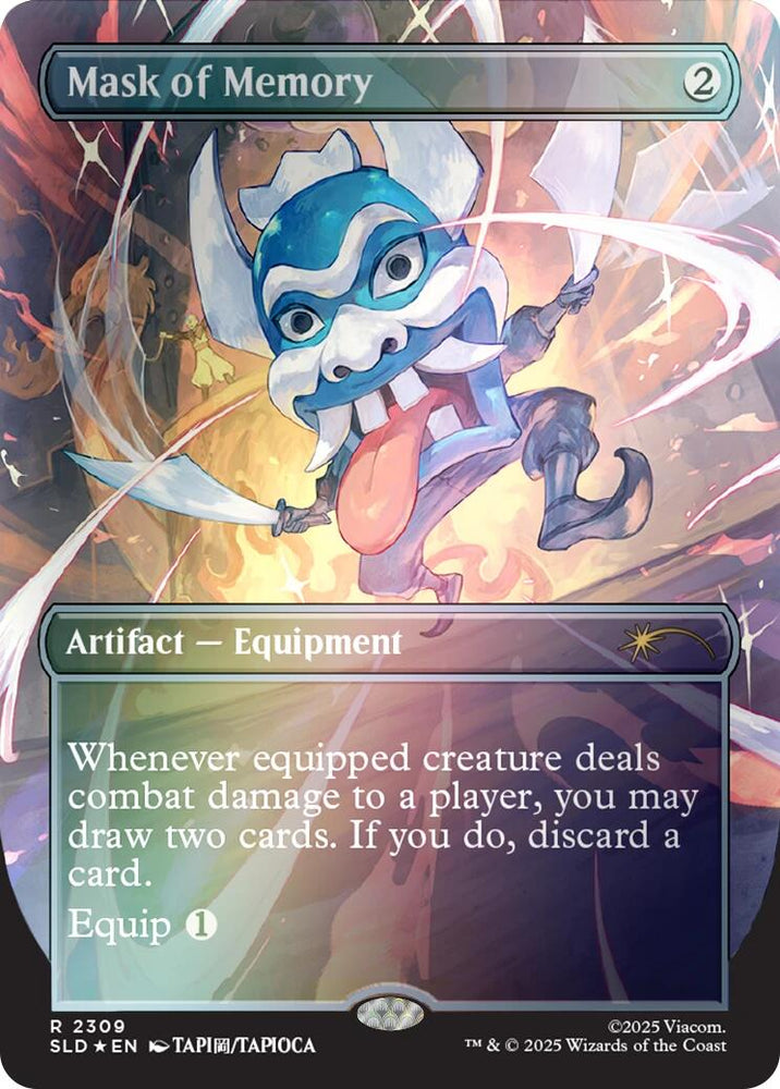 Mask of Memory (Rainbow Foil) [Secret Lair Drop Series] Magic: The Gathering