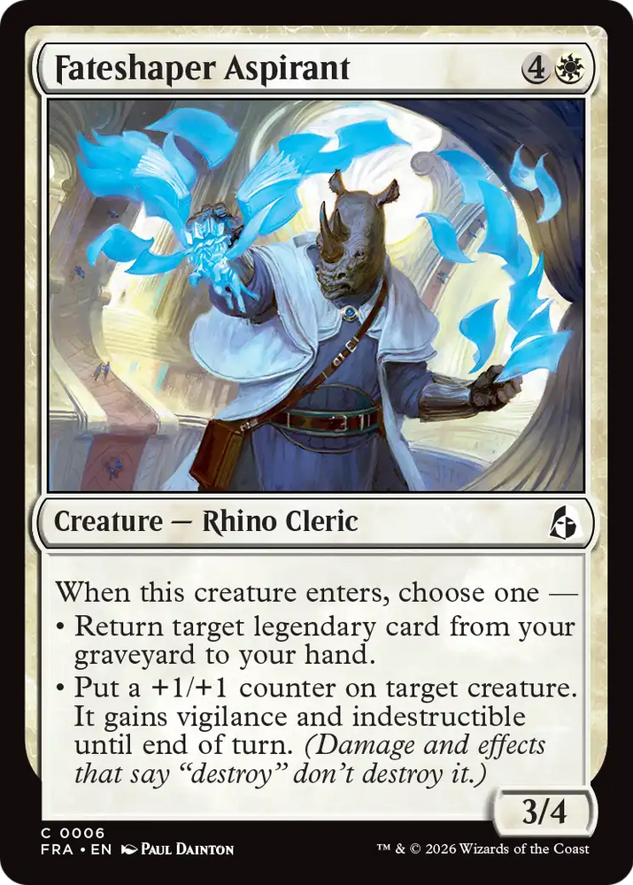 Fateshaper Aspirant [Reality Fracture] Magic: The Gathering