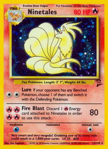 Ninetales (13/130) [Base Set 2] Pokémon