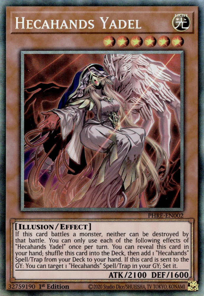 Hecahands Yadel (CR) [PHRE-EN002] Starlight Rare Yu-Gi-Oh!