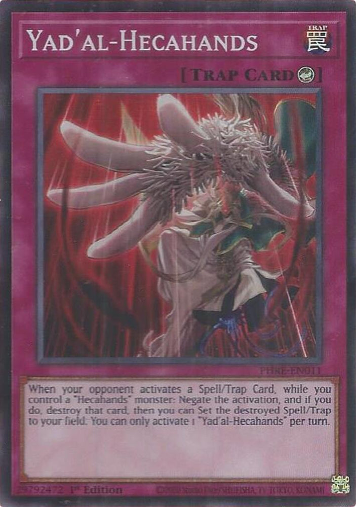 Yad'al-Hecahands (Super Rare) [PHRE-EN011] Super Rare Yu-Gi-Oh!