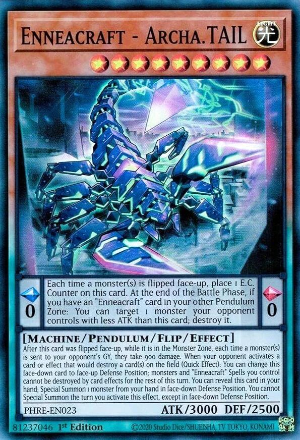 Enneacraft - Archa.TAIL [PHRE-EN023] Super Rare Yu-Gi-Oh!