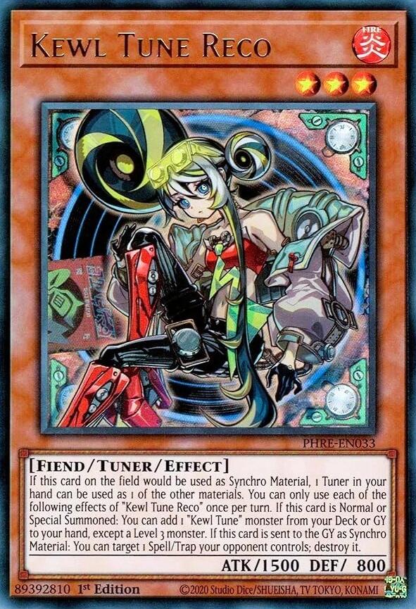 Kewl Tune Reco [PHRE-EN033] Ultra Rare Yu-Gi-Oh!