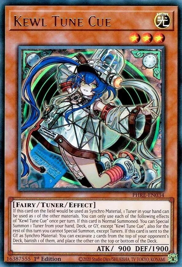 Kewl Tune Cue [PHRE-EN034] Ultra Rare Yu-Gi-Oh!