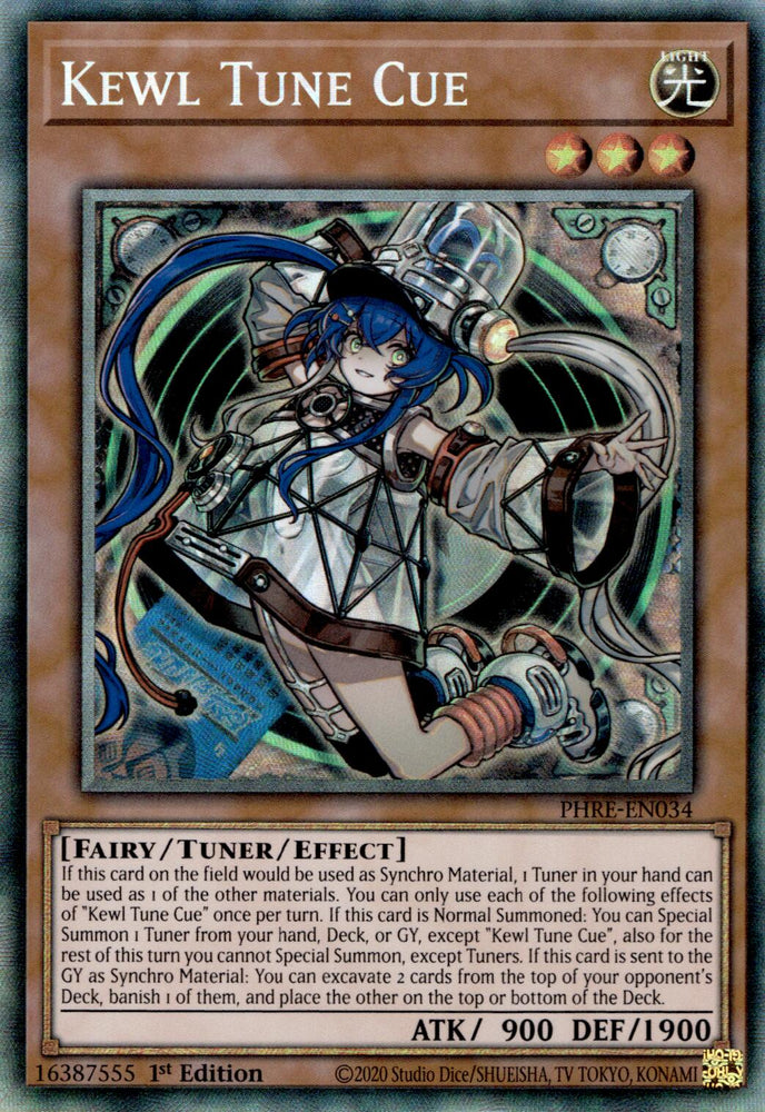 Kewl Tune Cue (CR) [PHRE-EN034] Collector's Rare Yu-Gi-Oh!