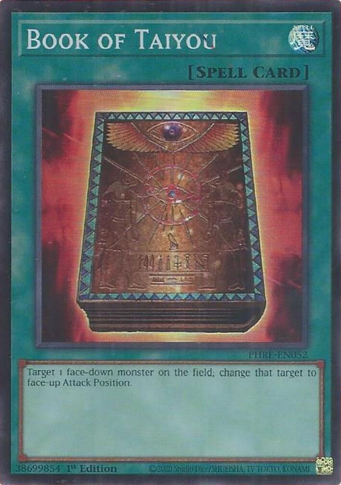 Book of Taiyou (Super Rare) [PHRE-EN052] Super Rare Yu-Gi-Oh!