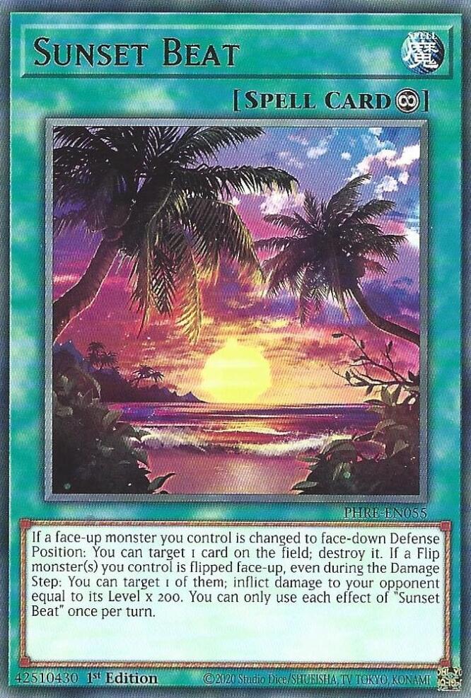Sunset Beat [PHRE-EN055] Rare Yu-Gi-Oh!