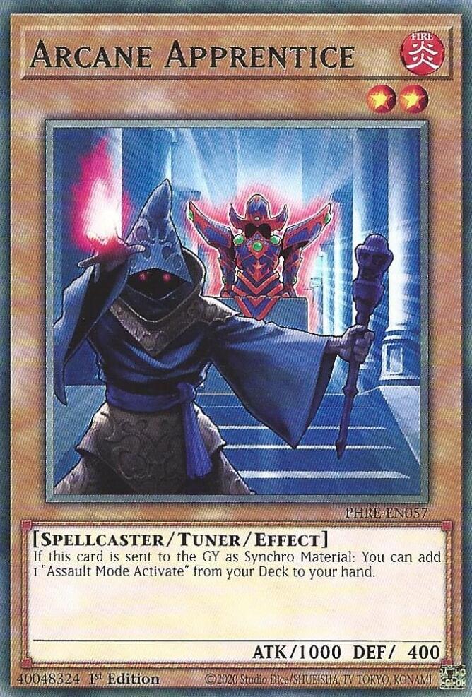 Arcane Apprentice [PHRE-EN057] Rare Yu-Gi-Oh!