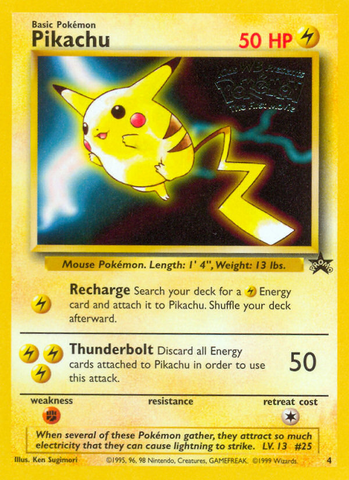 Pikachu (4) [Wizards of the Coast: Black Star Promos] Pokémon