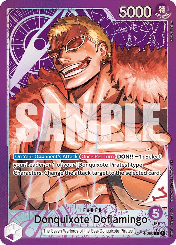Donquixhote Doflamingo (Alternate Art) [The Azure Sea's Seven] Bandai