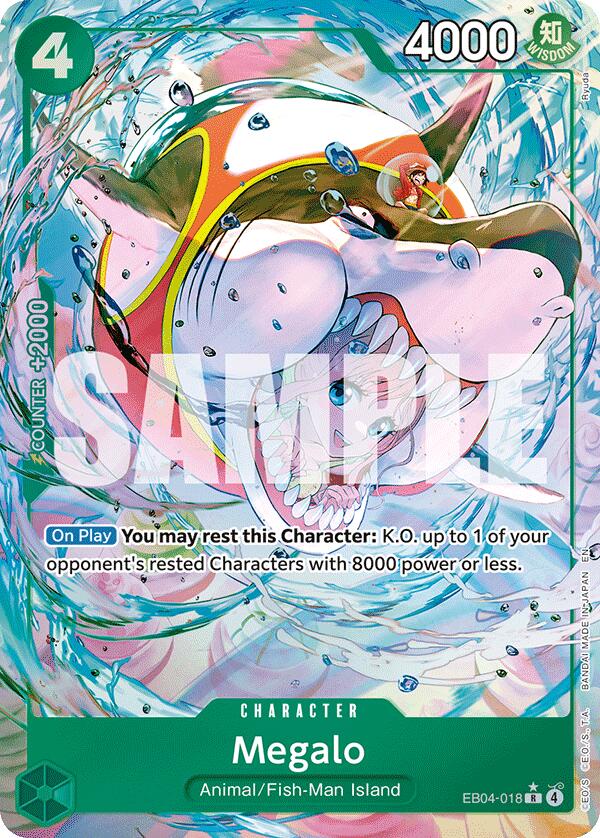 Megalo (Alternate Art) [The Azure Sea's Seven] Bandai