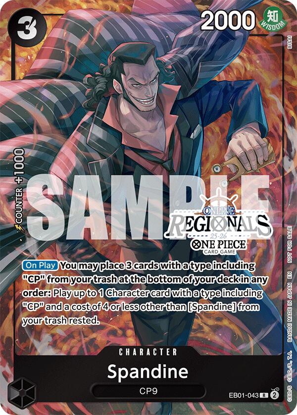 Spandine (Online Regional Participation Pack 2025 Vol.1) [One Piece Promotion Cards] Bandai