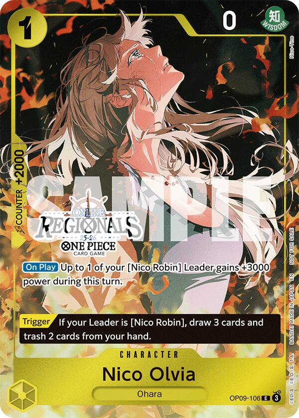 Nico Olvia (Online Regional Participation Pack 2025 Vol.1) [One Piece Promotion Cards] Bandai