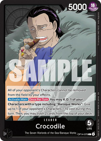 Crocodile (OP14-079) [The Azure Sea's Seven] Bandai
