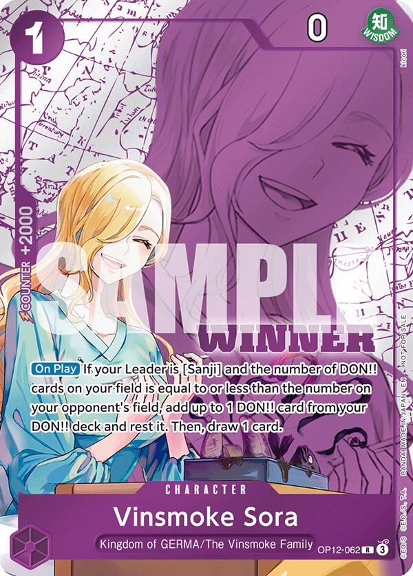 Vinsmoke Sora (Winner Pack 2026 Vol. 1) [One Piece Promotion Cards] Bandai