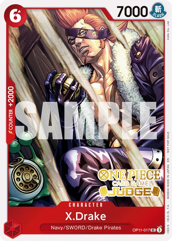 X.Drake (Judge Pack Vol. 7) [One Piece Promotion Cards] Bandai