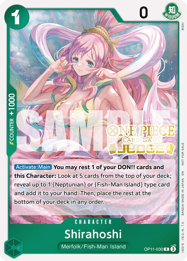 Shirahoshi (Judge Pack Vol. 7) [One Piece Promotion Cards] Bandai