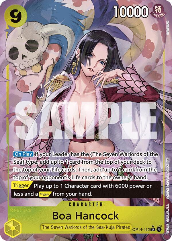 Boa Hancock (OP14-112) (Alternate Art) [The Azure Sea's Seven] Bandai