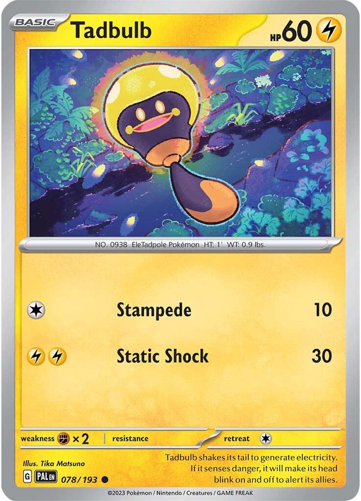 Tadbulb (078/193) [Scarlet & Violet: Paldea Evolved] Pokémon