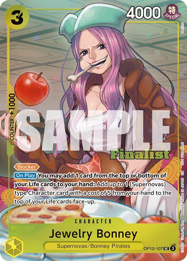 Jewelry Bonney (CS 25-26 Finalist Card Set 2) [One Piece Promotion Cards] Bandai