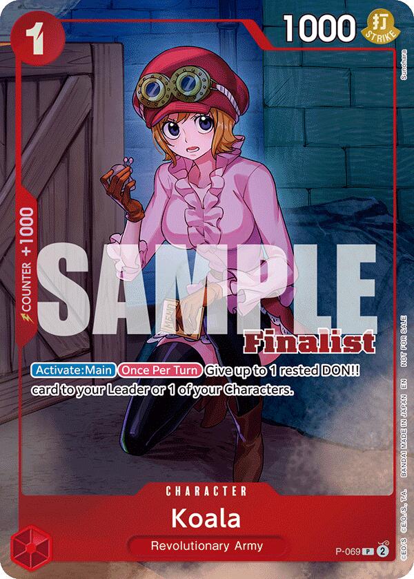 Koala (CS 25-26 Finalist Card Set 2) [One Piece Promotion Cards] Bandai