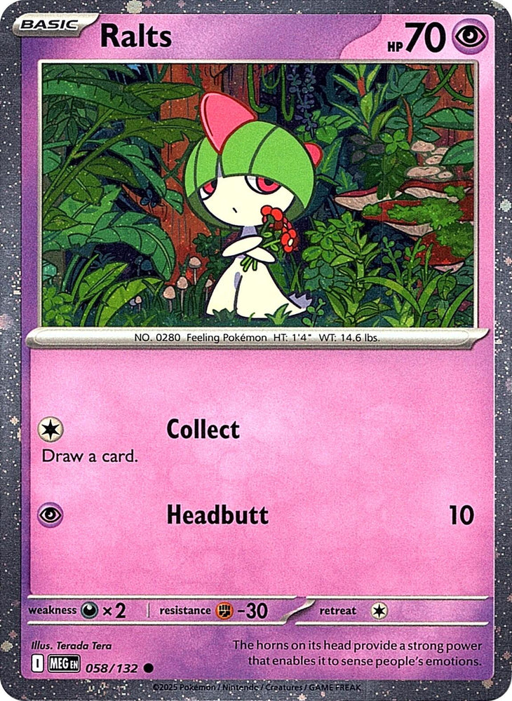 Ralts (058/132) (Cosmos Holo) [Miscellaneous Cards] Pokémon