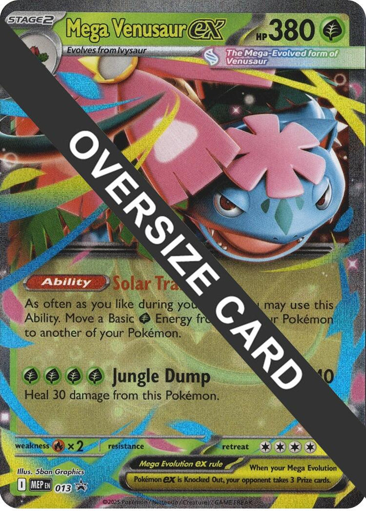 Mega Venusaur ex (013) (Jumbo) [Mega Evolution Promo] Pokémon