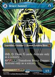 Bruce Banner (Borderless) [Marvel Super Heroes] Magic: The Gathering