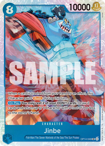 Jinbe (OP14-049) [The Azure Sea's Seven] Bandai
